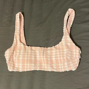pink bikini top